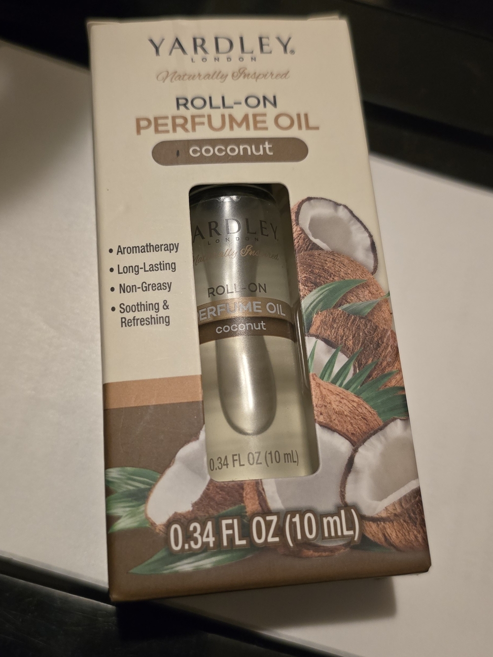 Coconut Roll-On Perfume Oil - Cream